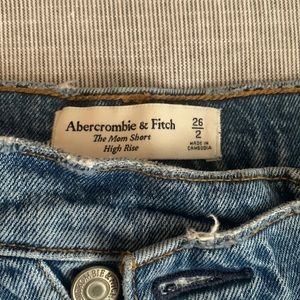 Abercrombie & Fitch Denim Mom Shorts